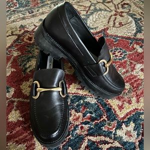 steve madden 90s style chunky penny loafers